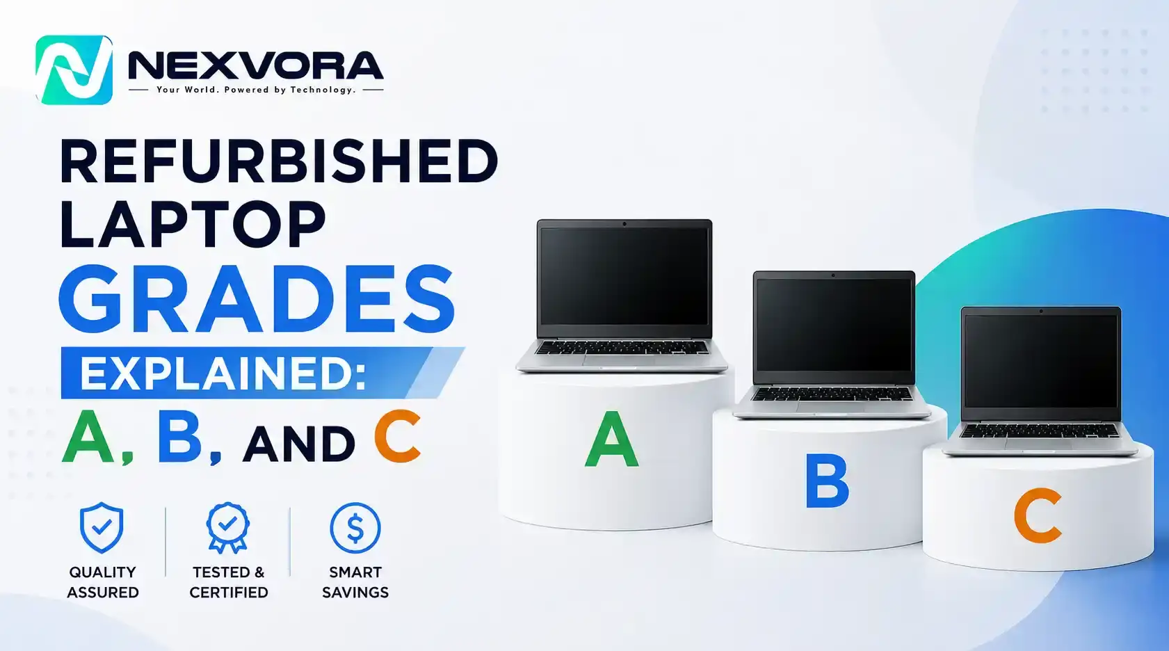 Refurbished Laptop Grades Explained: What A, B, and C Actually Mean